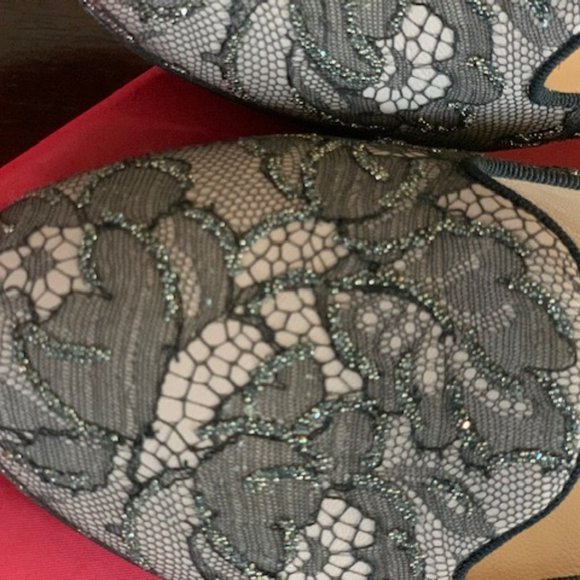 Valentino Garavani Black Lace Flats/Loafers - NWT - Picture 8 of 9